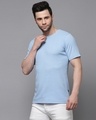 Shop Men's Blue Slim Fit T-shirt-Full