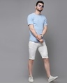 Shop Men's Blue Slim Fit T-shirt