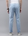 Shop Men's Blue Slim Fit Trousers-Full