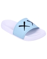 Shop Men's Blue Slip-On Sliders-Design