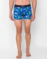 Shop Men's Blue Sneakers and Sunglasses Printed Smundies-Front