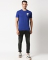 Shop Men's Blue Snoopy Printed T-shirt