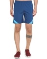 Shop Men's Blue Solid Basic Shorts-Front