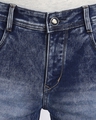 Shop Men's Blue Solid Slim Fit Denim Jeans-Full
