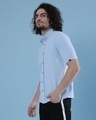 Shop Men's Blue Solid Regular Fit Shirt-Design