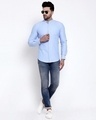 Shop Men's Blue Solid Shirt-Full
