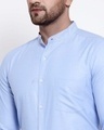 Shop Men's Blue Solid Shirt
