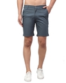 Shop Men's Blue Solid Shorts-Front