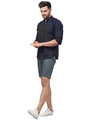 Shop Men's Blue Solid Shorts