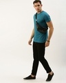 Shop Men's Blue Solid T-shirt-Full