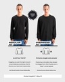 Shop Men's Blue Spider Graphic Printed Oversized T-shirt-Full