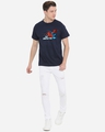 Shop Men's Blue Spider Man Dho Vandhutten Graphic Printed T-shirt-Full