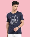 Shop Men's Blue Spider Man Graphic Print T-Shirt-Front