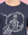 Shop Men's Blue Spider Man Graphic Print T-Shirt