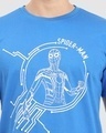 Shop Men's Blue Spider Man Graphic Printed T-shirt