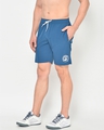 Shop Men's Blue Sports Shorts-Full