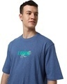 Shop Men's Blue Story Ends Typography Oversized T-shirt