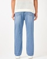 Shop Men's Light Blue Washed Straight Fit Mid-Rise Jeans-Design