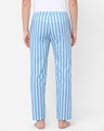 Shop Men's Blue Striped Cotton Lounge Pants-Design