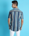 Shop Men's Blue Striped Cotton Shirt-Design