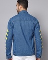 Shop Men's Blue Striped Denim Jacket-Design