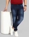 Shop Men's Blue Striped Jeans-Design