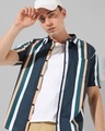 Shop Men's Blue Striped Shirt