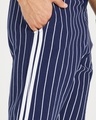 Shop Men's Blue Striped Shorts-Full