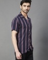 Shop Men's Blue Striped Slim Fit Shirt-Design