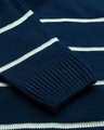 Shop Men's Blue Striped Sweater