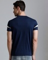 Shop Men's Blue Striped T-shirt