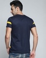 Shop Men's Blue Striped T-shirt