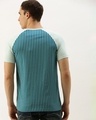 Shop Men's Blue Striped T-shirt