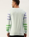 Shop Men's Blue Striped Slim Fit T-shirt-Design