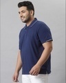 Shop Men's Blue Stylish Half Sleeve Casual T-shirt-Design