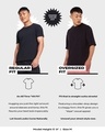 Shop Men's Blue Substance Graphic Printed Oversized T-shirt-Design