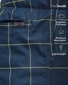 Shop Pack of 2 Men's Blue Super Combed Checkered Pyjamas