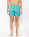 Shop Pack of 3 Men's Blue Cotton Printed Boxers-Full