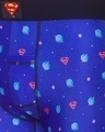 Shop Men's Blue Superman Globe Printed Smundies-Full