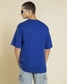 Shop Men's Blue Superman Graphic Printed Oversized T-shirt-Full