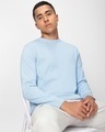 Shop Men's Blue Sweater-Front