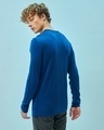 Shop Men's Blue Flat Knit Sweater-Design