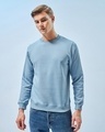 Shop Men's Blue Sweatshirt-Front