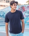Shop Men's Blue T-shirt-Front