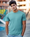 Shop Men's Blue T-shirt-Front