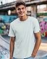 Shop Men's Blue T-shirt-Front