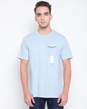 Shop Men's Blue T-shirt-Front