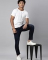 Shop Men's Blue Tapered Fit Jeans