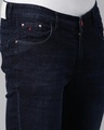 Shop Men's Blue Tapered Fit Jeans