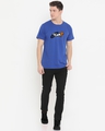 Shop Men's Blue Team 7 Typography T-shirt-Full